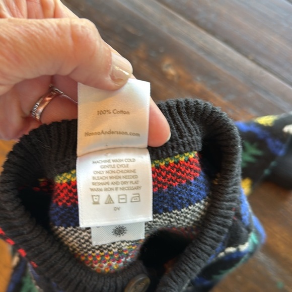 Hanna Andersson baby holiday romper size 12-18 mo - Picture 6 of 7